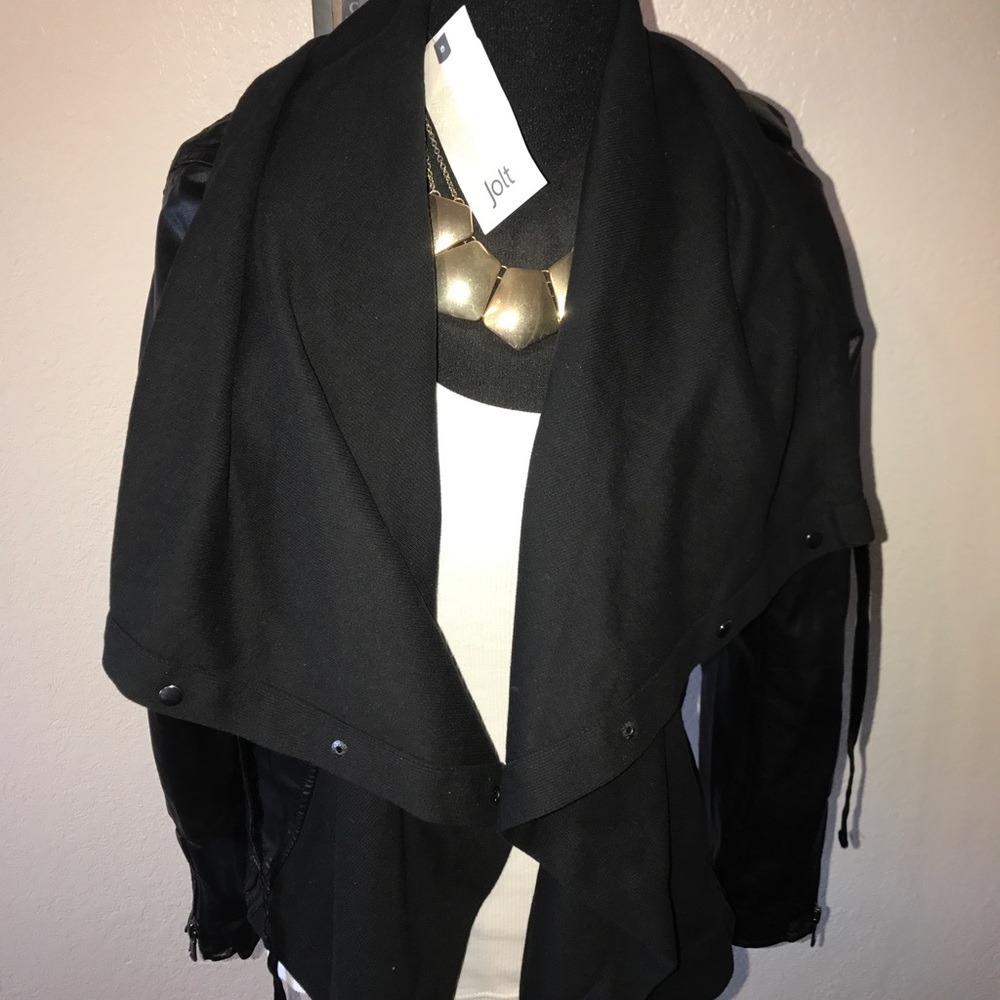 jolt vegan leather jacket